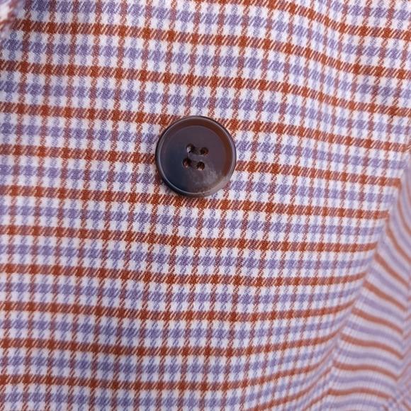 1. State Plaid Blazer Retro Twee Pattern Double Breasted Jacket Orange 22 W - Picture 6 of 13